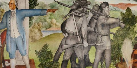 Активисты пытаются спасти панно русского художника